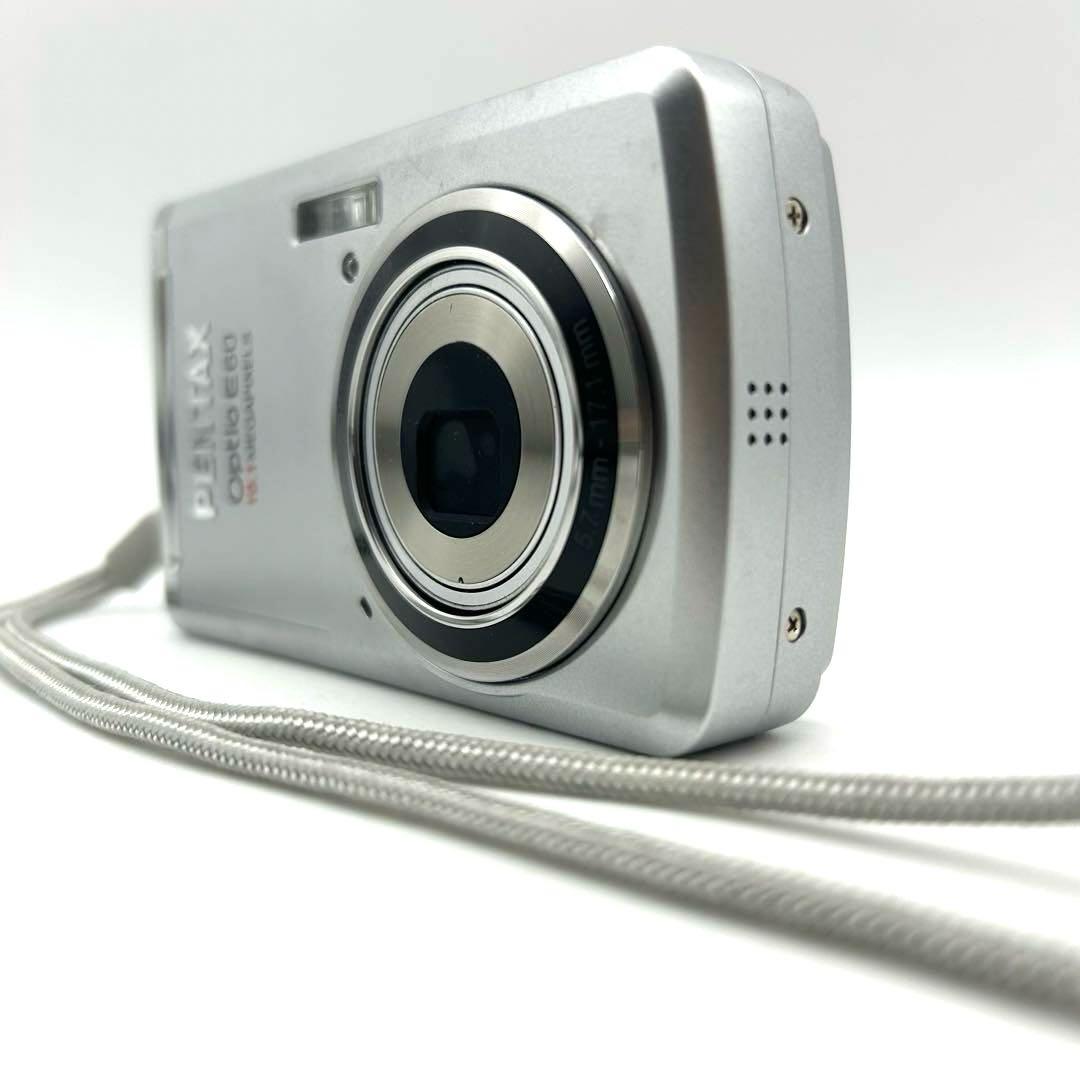 【完動品】PENTAX Optio E60 シルバー 10.1メガピクセル
