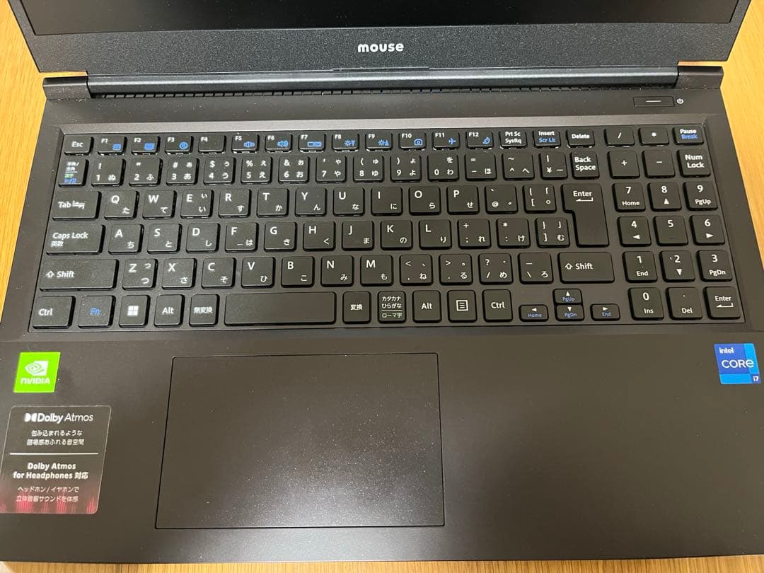 Windowsノート本体 mouse K5 i7-12650H 16GB SSD512 MX550