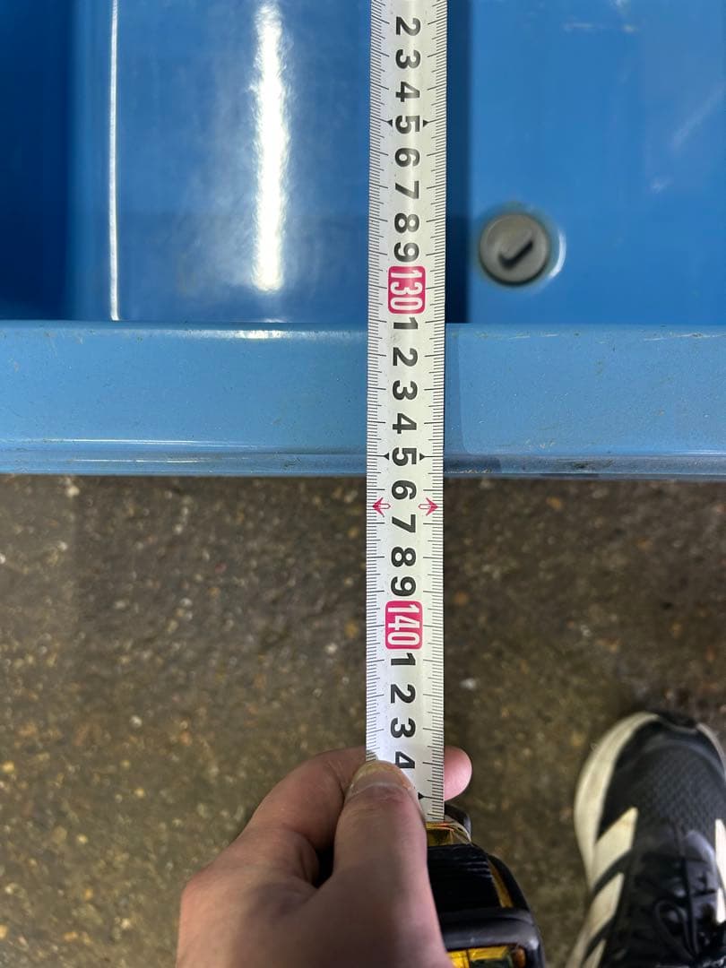 引取り限定　　大型水槽 青　FRP製
