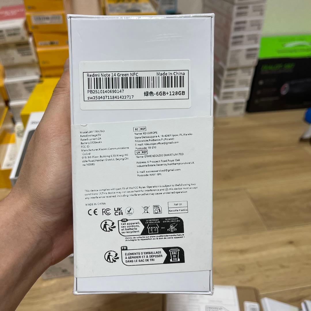 Xiaomi Redmi Note 14 6GB+128GB ライムグリーン