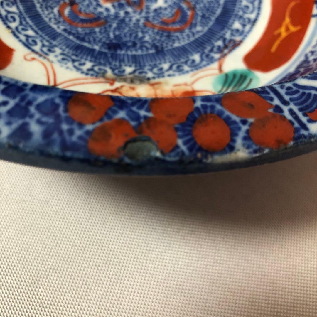 印判手　色絵　鉢　参考品にどうぞ！