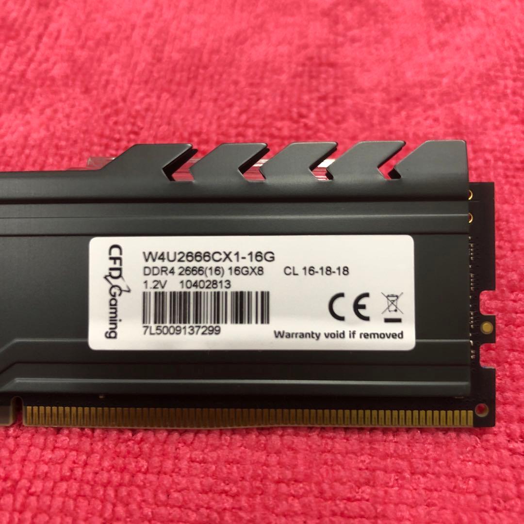 CFD W4U2666CX1-16G DDR4 32GB（16GB 2枚セット）