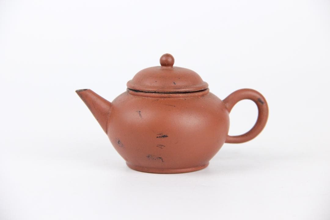 中国宜興製 紫砂壺 朱泥 小壺 煎茶道具 茶壺 急須 茶器 紫砂 EU11-4