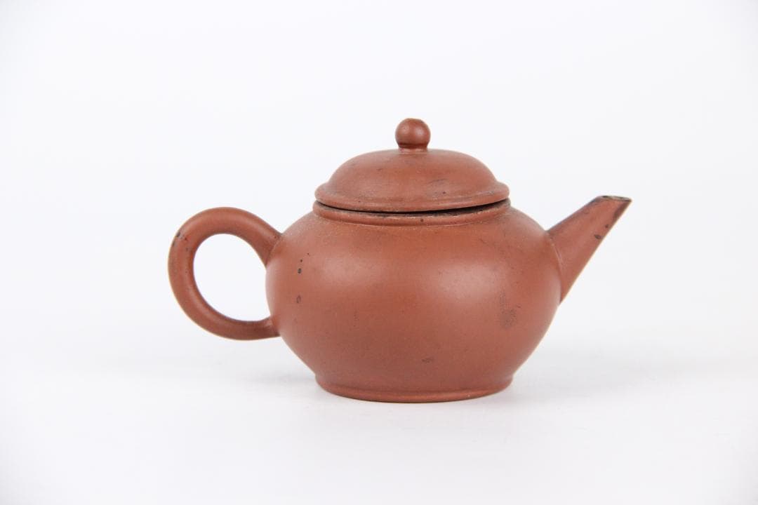 中国宜興製 紫砂壺 朱泥 小壺 煎茶道具 茶壺 急須 茶器 紫砂 EU11-4