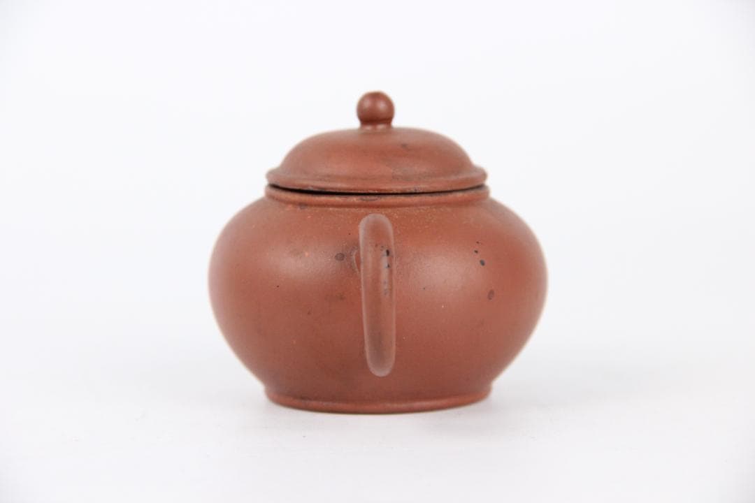 中国宜興製 紫砂壺 朱泥 小壺 煎茶道具 茶壺 急須 茶器 紫砂 EU11-4