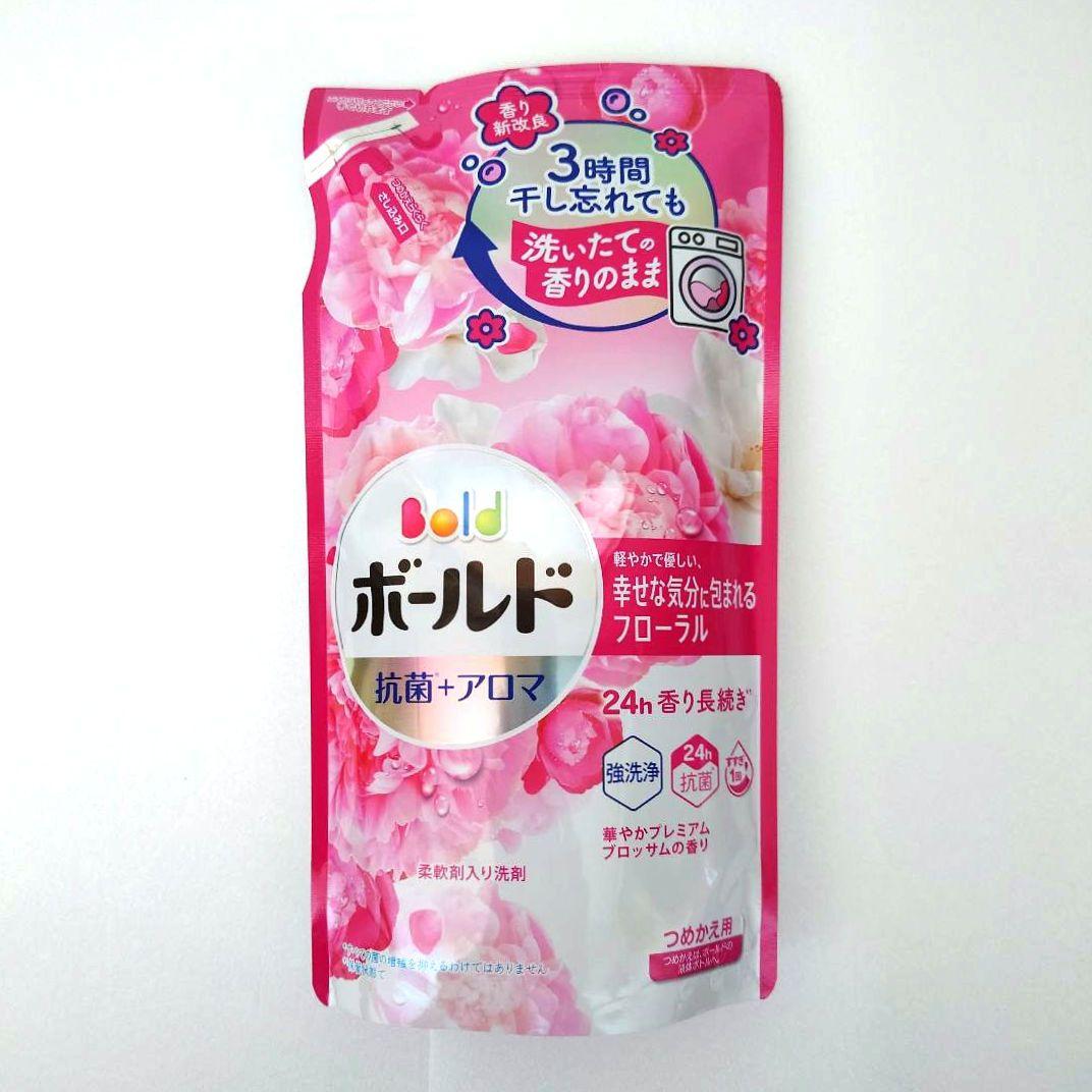 P＆G　ボールド　プレミアムブロッサム　抗菌＋アロマ　洗濯洗剤　400g　40袋