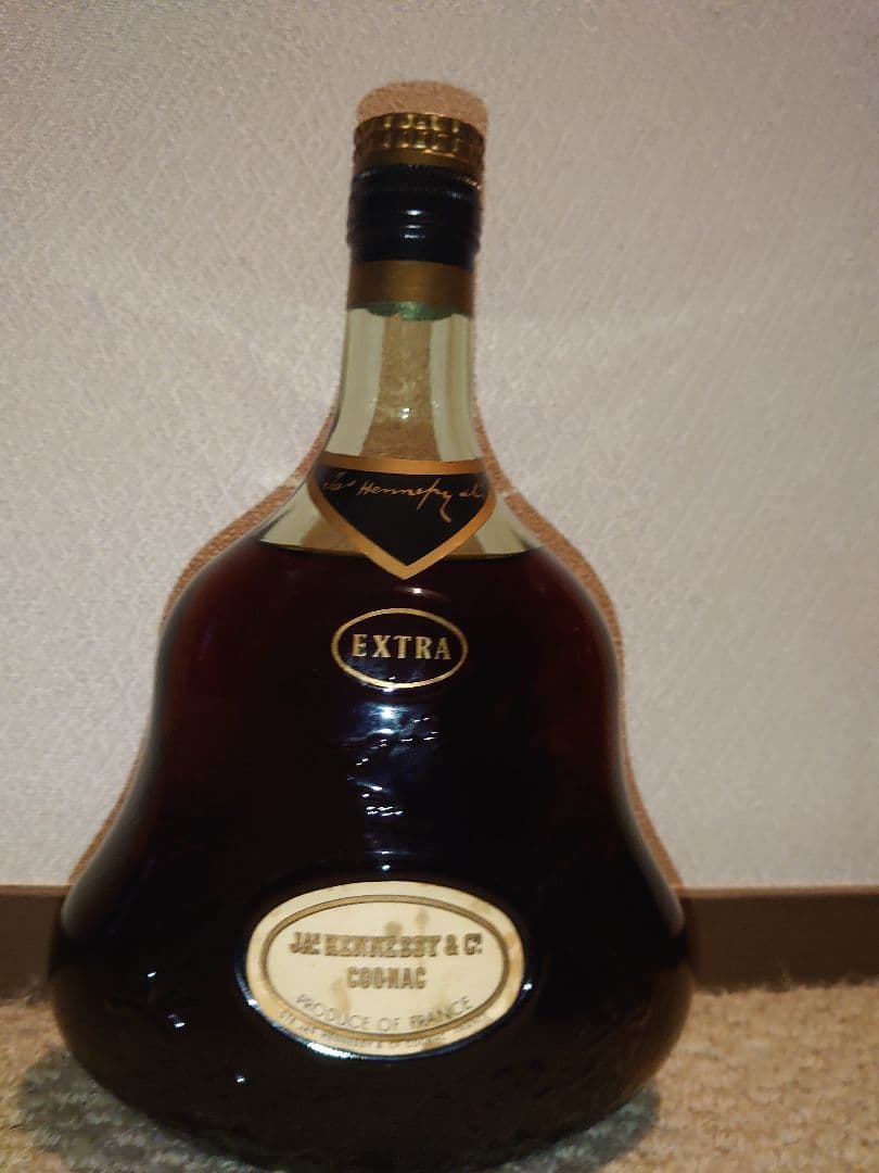 ​【希少・未開栓】ヘネシー エクストラ 金キャップ 700ml 1970年代