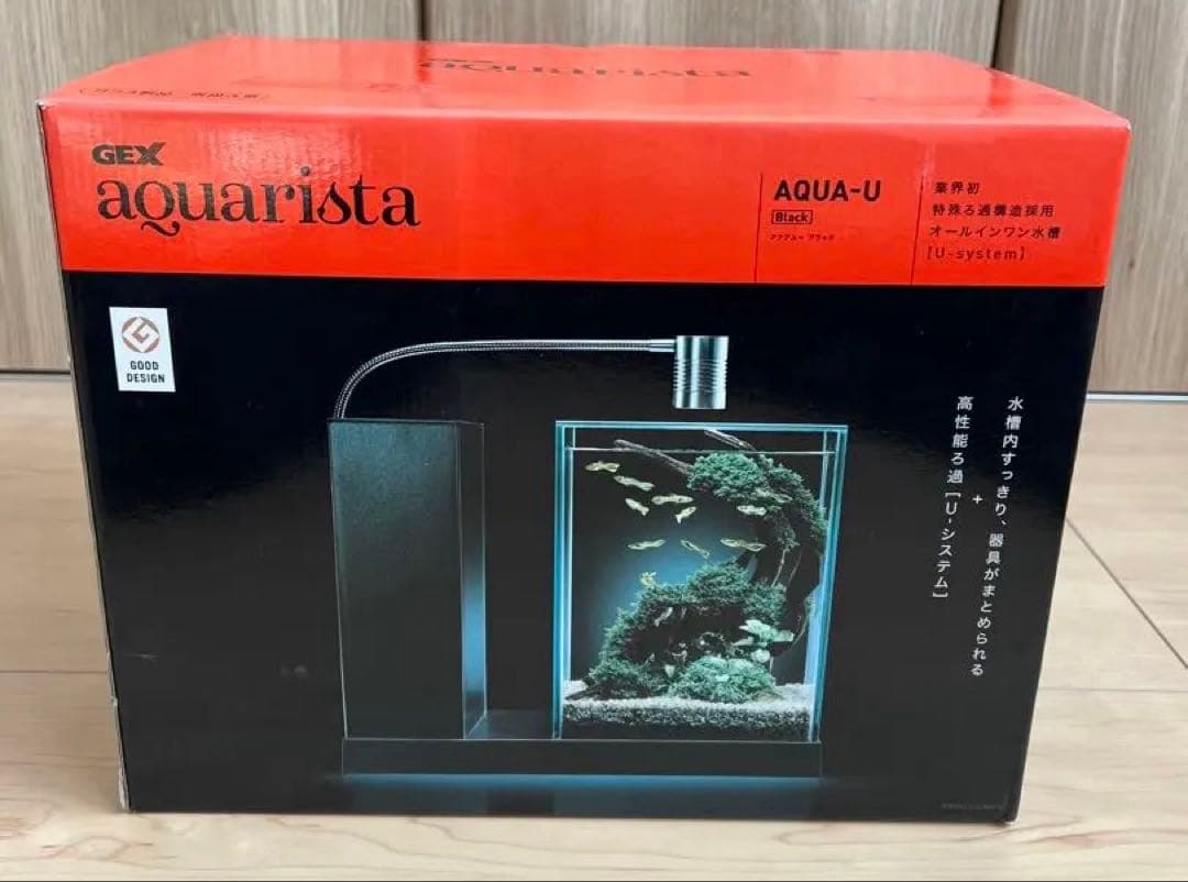 M*i様 GEX AQUA-U ガラス水槽　フィルターセット