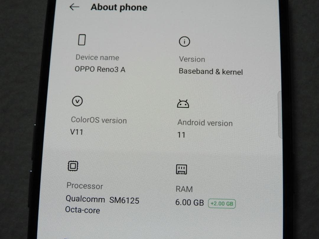 スマートフォン本体 OPPO Reno3 A 128GB CPH2013 unlocked