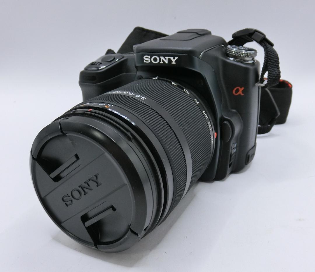 B 　カメラ　SONY　α１００　付属品、ケース、箱、説明書あり　動作確認済