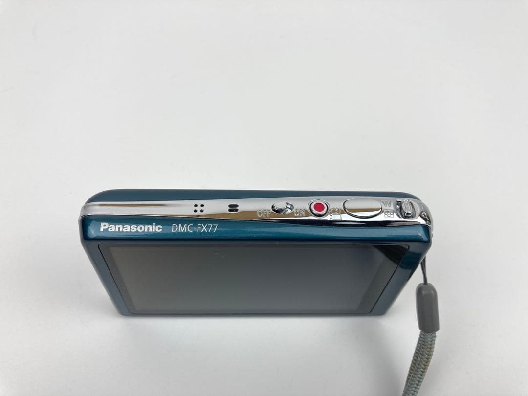 【極美品】Panasonic LUMIX DMC-FX77-A ブルー コンデジ