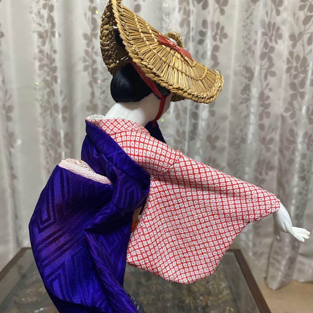 レトロ　とても美しい佐渡おけさ　人形　　高さ45㎝　美品