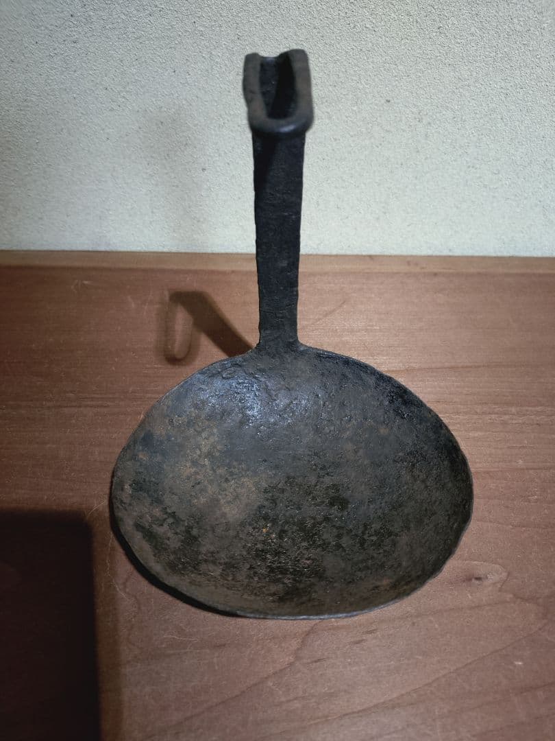 鉄製 吊るし灯火器 花器 花入れ 古民具 燭台 行燈 行火 灯明