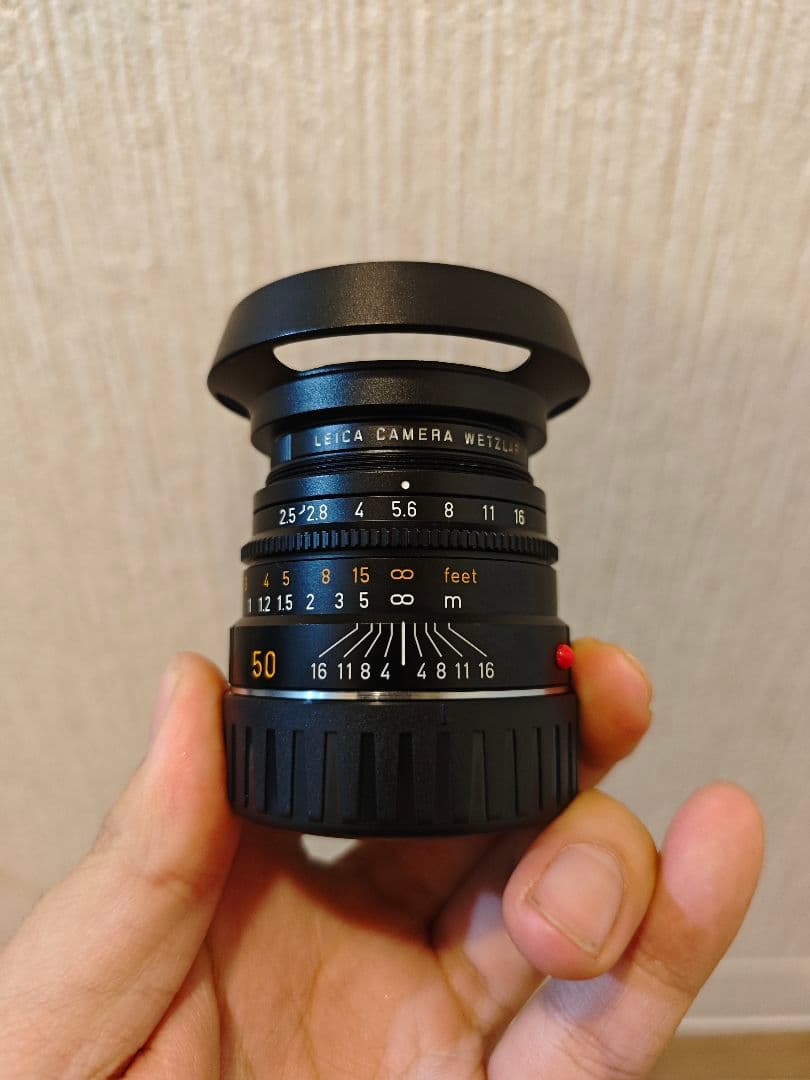 Leica Summarit-M 50mm f2.5 6bit 純正フィルター付