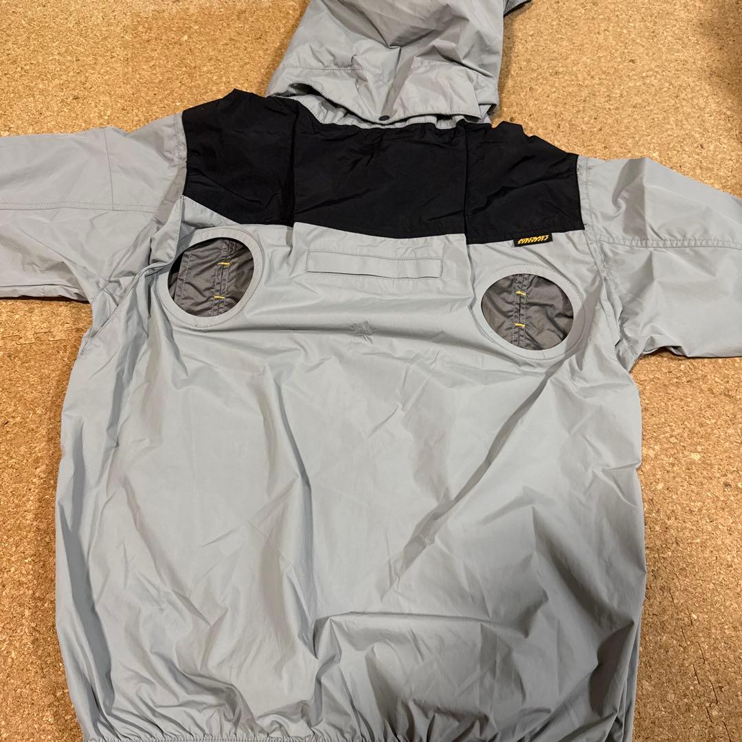 AC2086 スティールグレー　M ハイバック　半袖　空調服