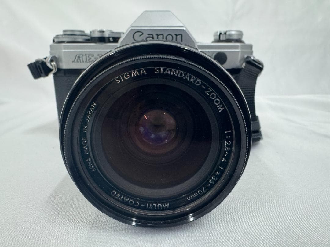【フルセット】Canon AE-1 ＋ SIGMAズームレンズ ＋ 三脚バッグ付