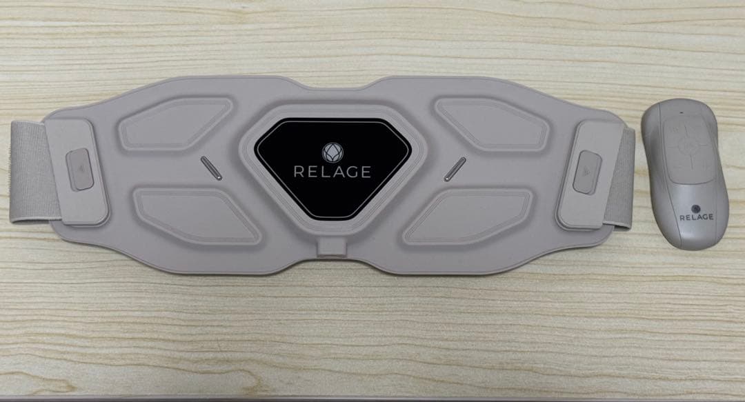 EMS 腹筋ベルト 温熱 振動 腰 コードレス リラージュ RELAGE