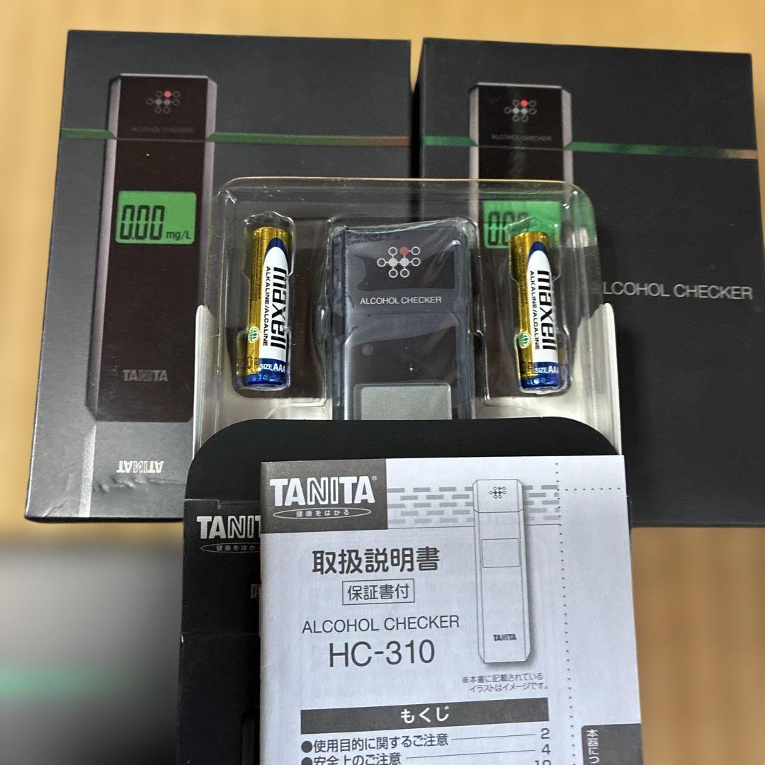 TANITA HC-310-BK BLACK アルコールチェッカー