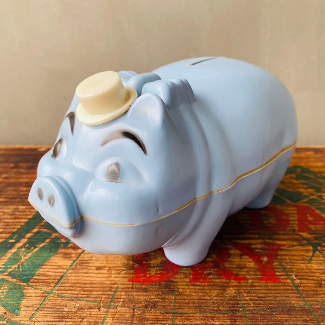 【1950s USA vintage】piggy bank ブタ 貯金箱