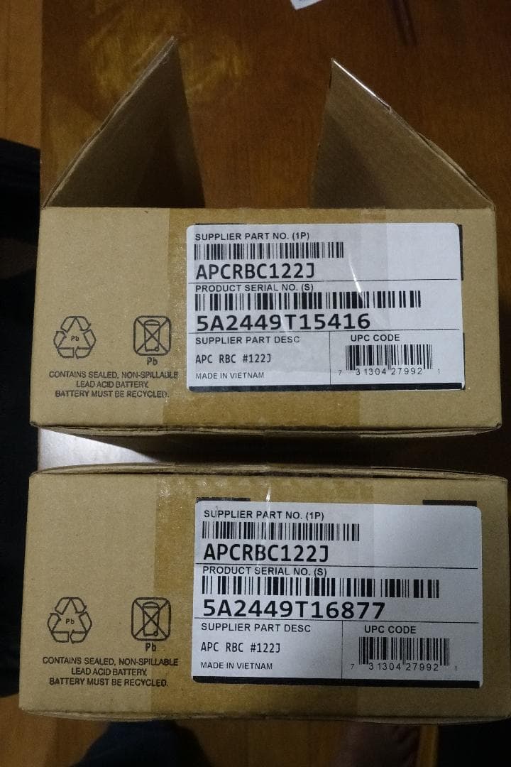⭐︎値下げ⭐︎ APC エーピーシー UPS交換用バッテリ APCRBC1223