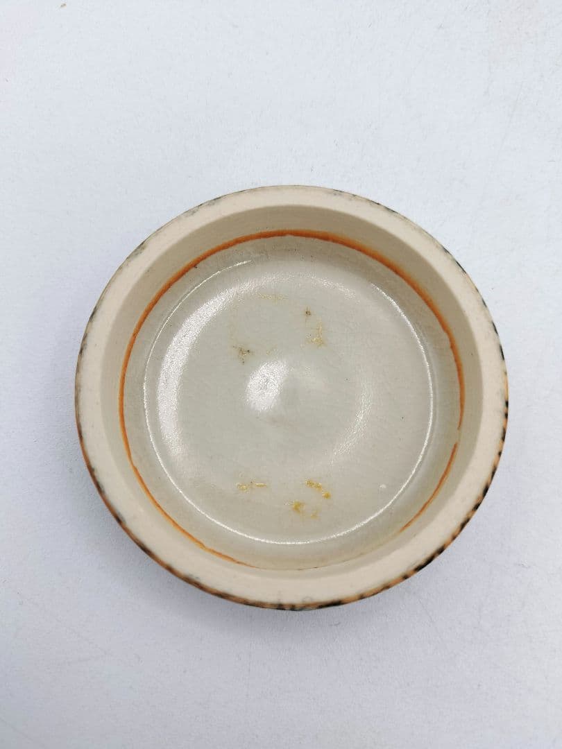 d218 老松香合 染付 加藤唐三郎 木箱 茶道具 古物