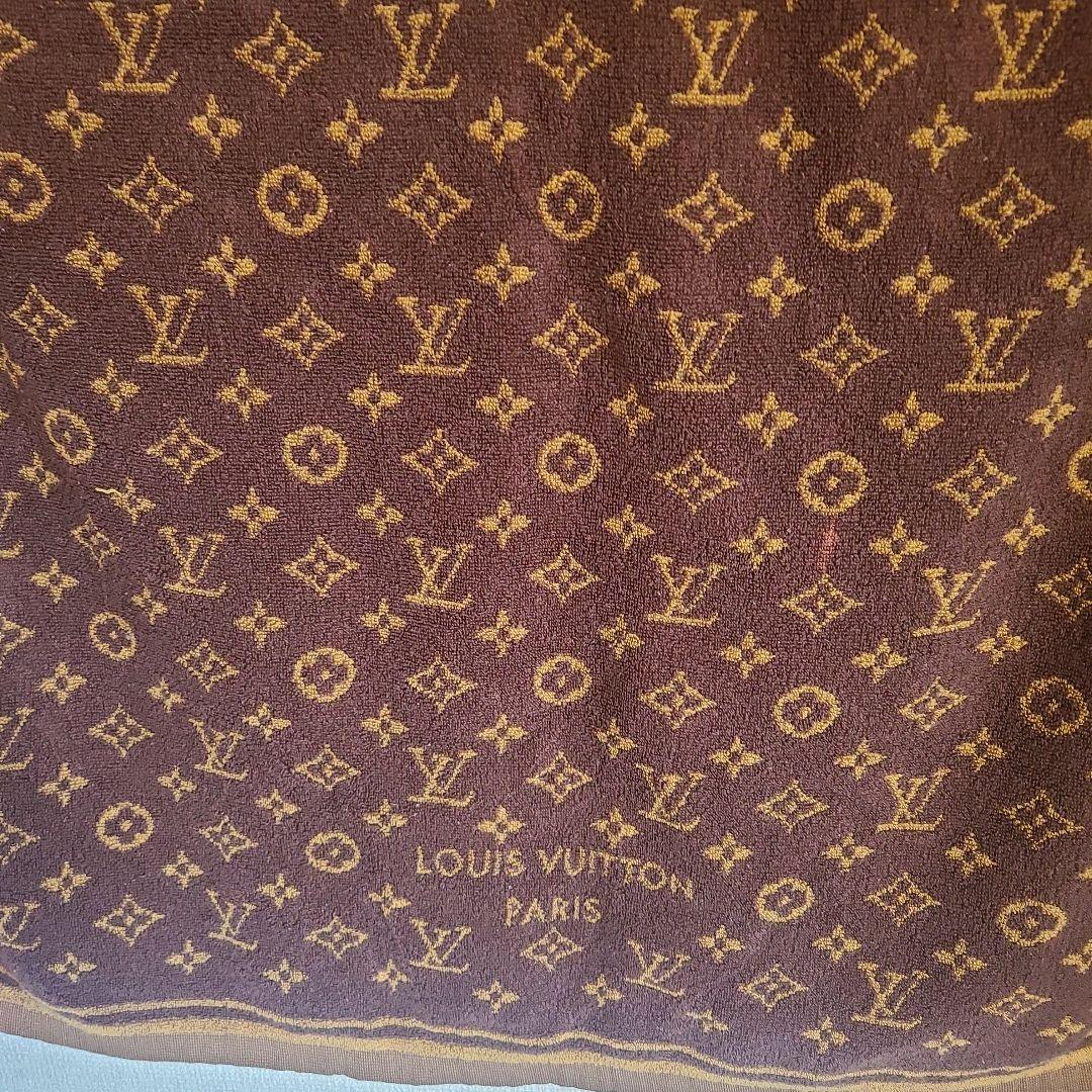 LOUIS VUITTON バスタオル ブラウン