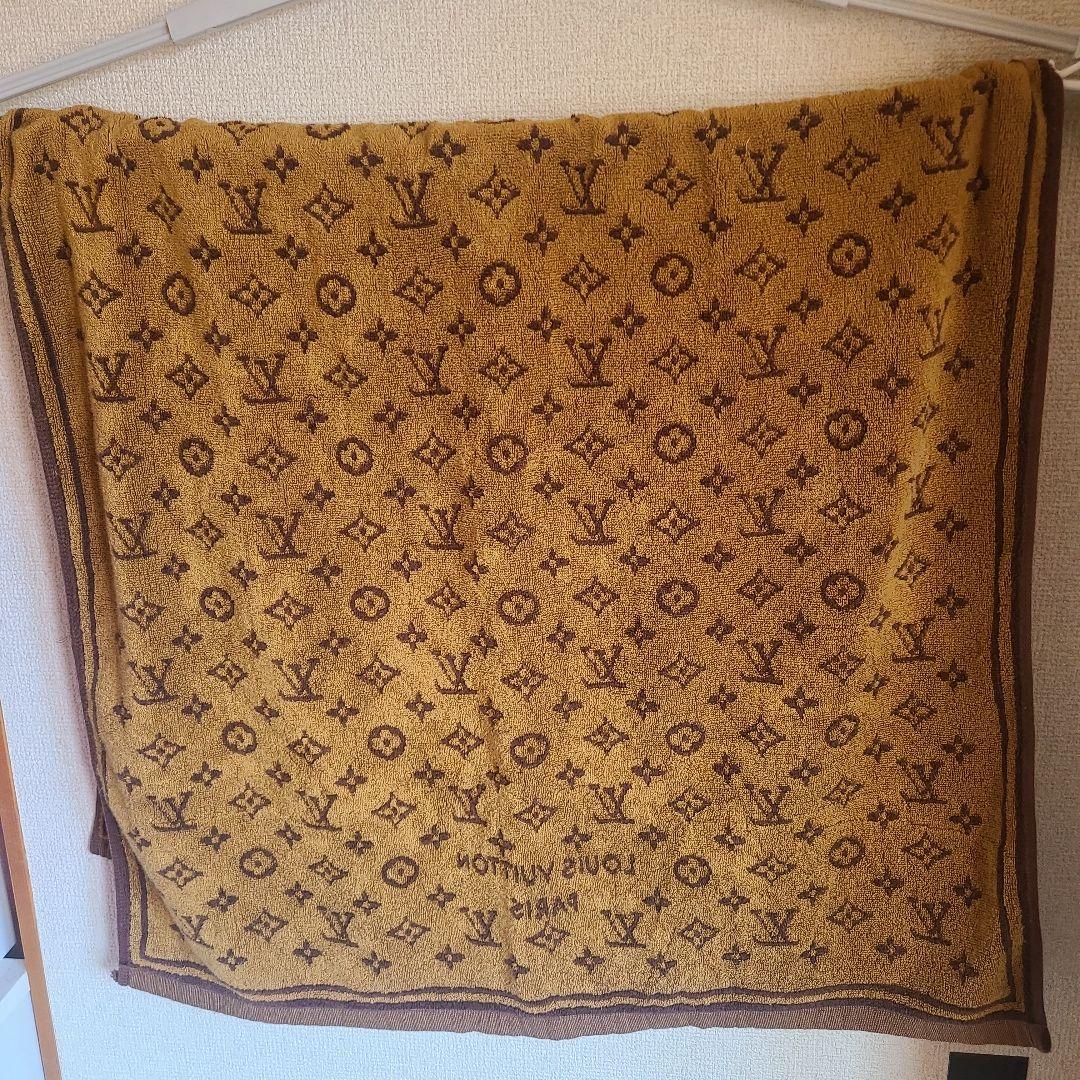LOUIS VUITTON バスタオル ブラウン