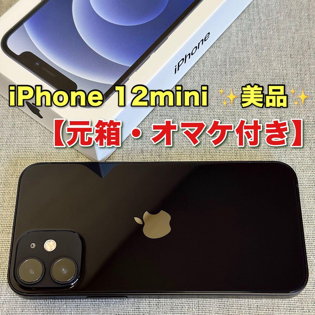 美品✨️iPhone 12mini 64GB 付属品完備 SIMフリー／オマケ付き