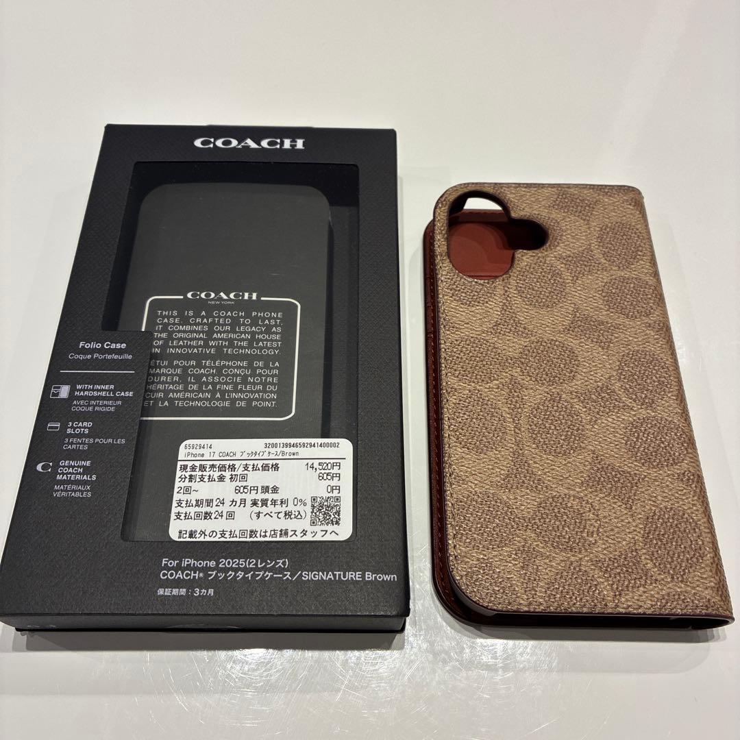 COACHスマホケースiPhone 17