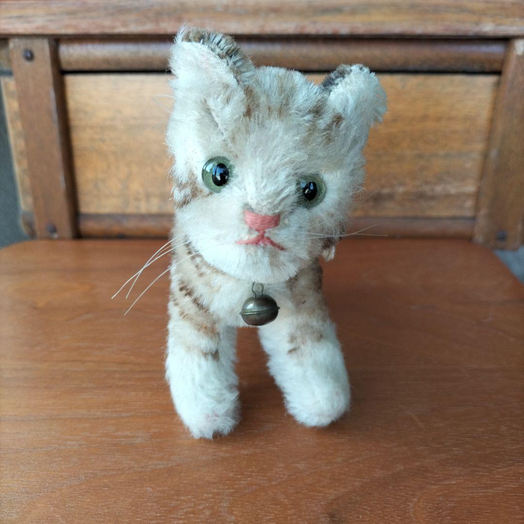 ビンテージ　シュタイフ　Tapsy 猫　トラ猫