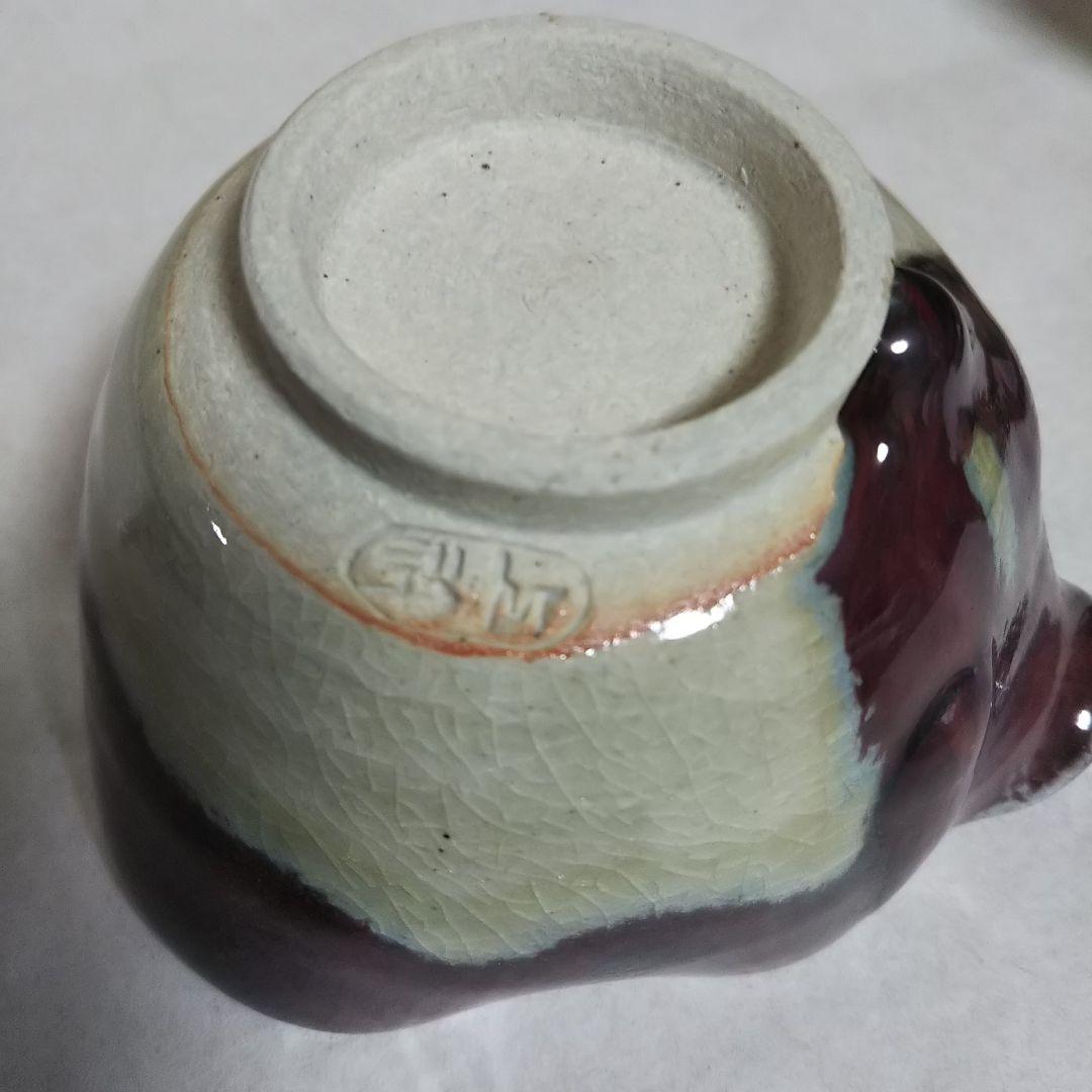 上神焼 ウラン焼き 煎茶器セット （茶碗 急須 こぼし）
