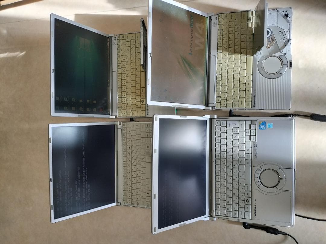 Panasonic ノートパソコン　4台