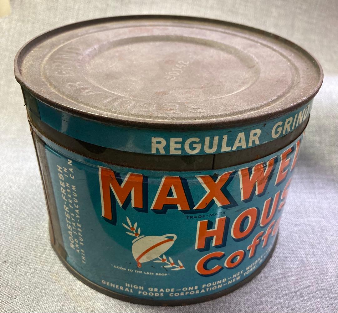 空缶 MAXWELL HOUSE コーヒー缶
