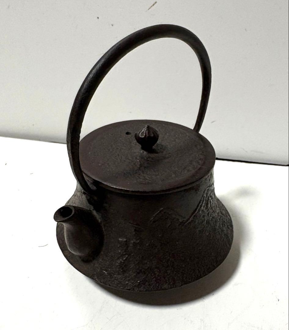 南部鉄器 照光堂 鉄瓶 急須 0.2L 山景文様 伝統工芸 茶道具