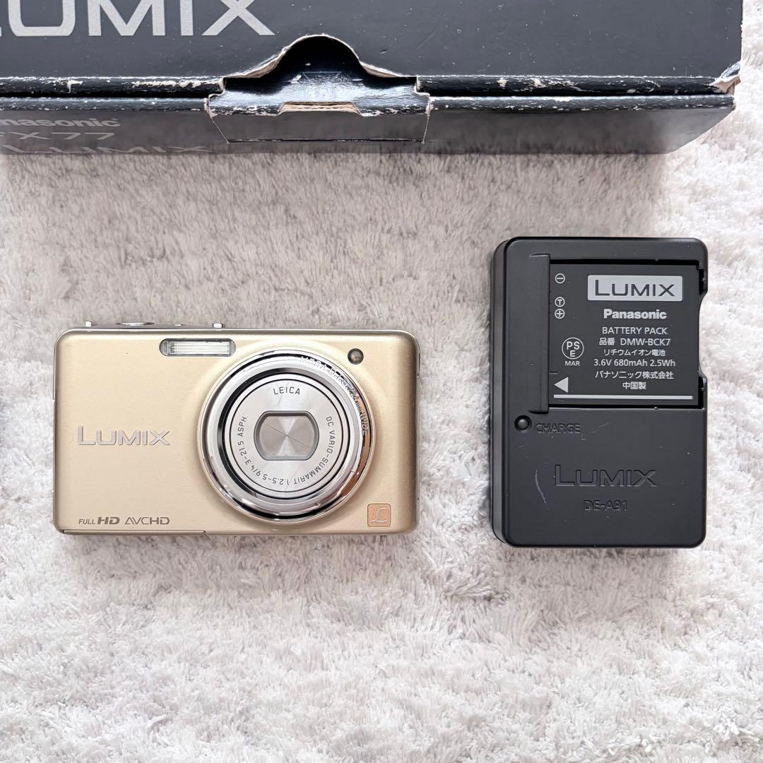 【動作確認済】Panasonic パナソニック LUMIX DMC-FX77 金