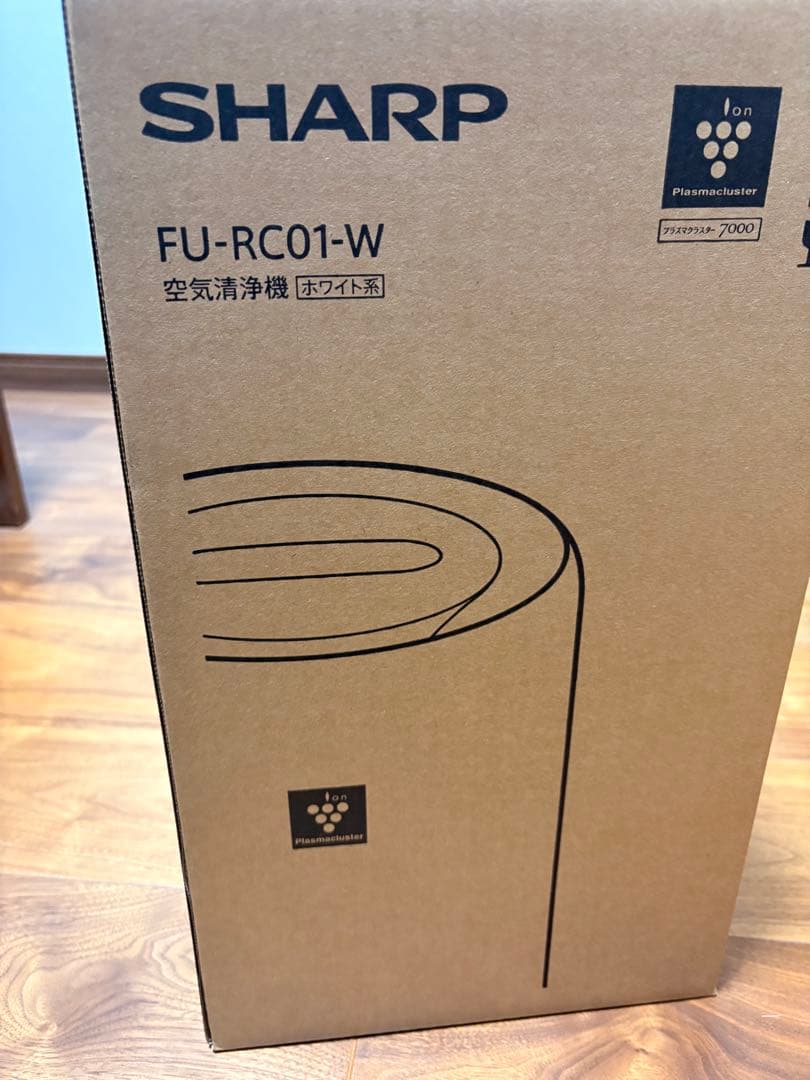 シャープ 空気清浄機 FU-RC01-W ホワイト系 プラズマクラスター7000