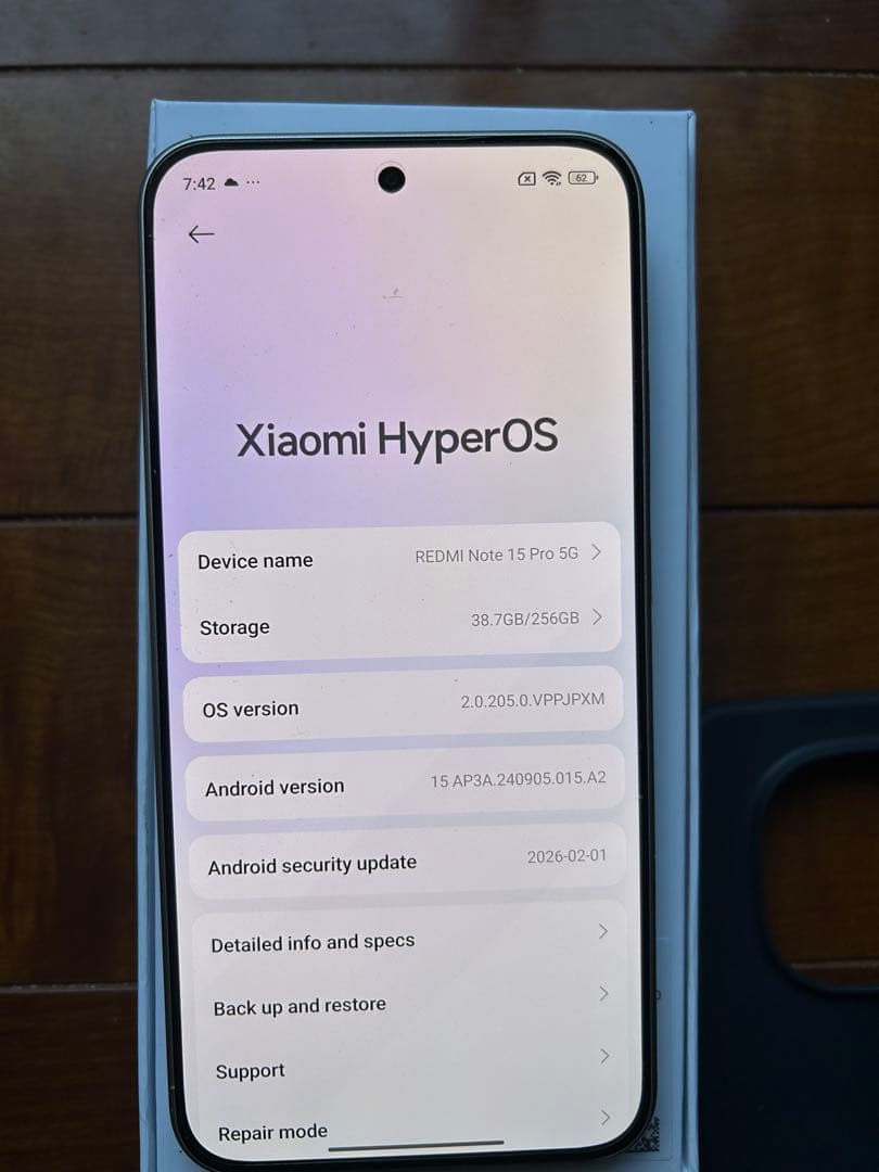 Redmi Note 15 Pro 8GB 256GB ほぼ新品 箱付き