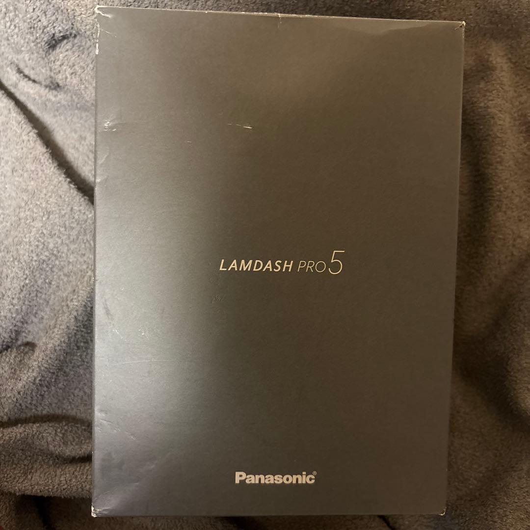 【美品】パナソニック ラムダッシュPRO 5枚刃 ES-LV5W-K シェーバー