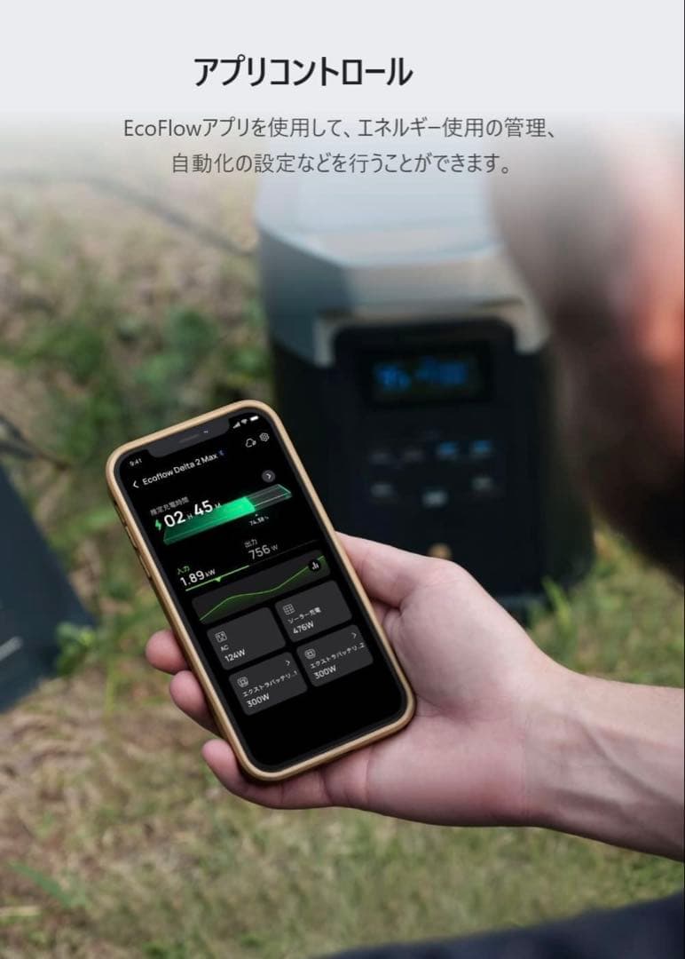 EcoFlow DELTA 2 Max 専用エクストラバッテリー 2048Wh
