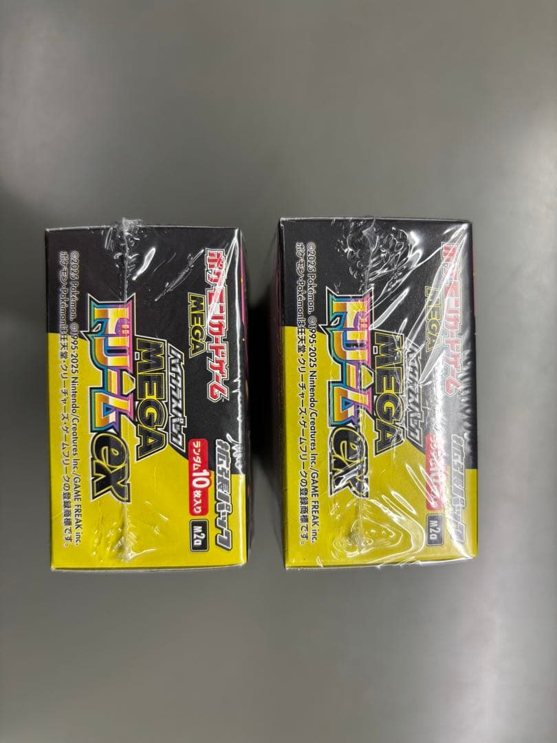 ポケモンカードbox 　MEGAドリームex 計2箱 シュリンク有