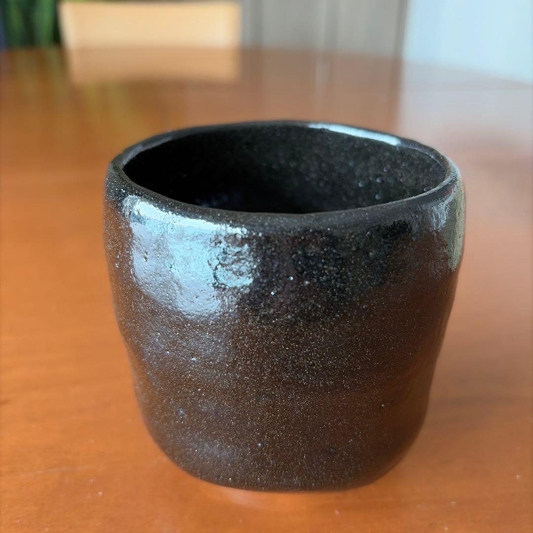 黒楽　筒楽　茶道