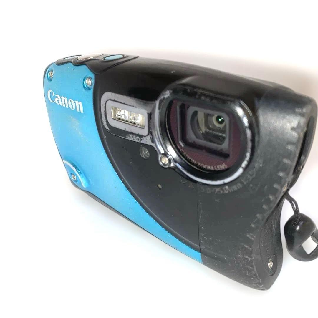動作品フルセット Canon PowerShot D20 ブルー　デジカメ