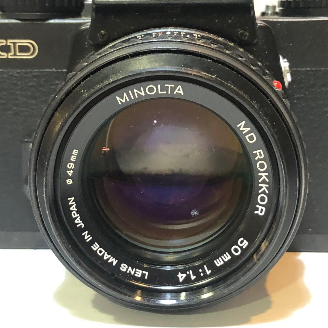 ミノルタ XD Black body MD Rokkor 50mm F1.4
