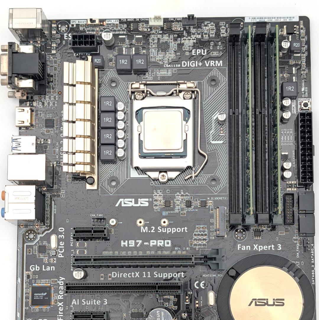 ASUS H97-PRO/i7-4790K/メモリ8GB セット商品