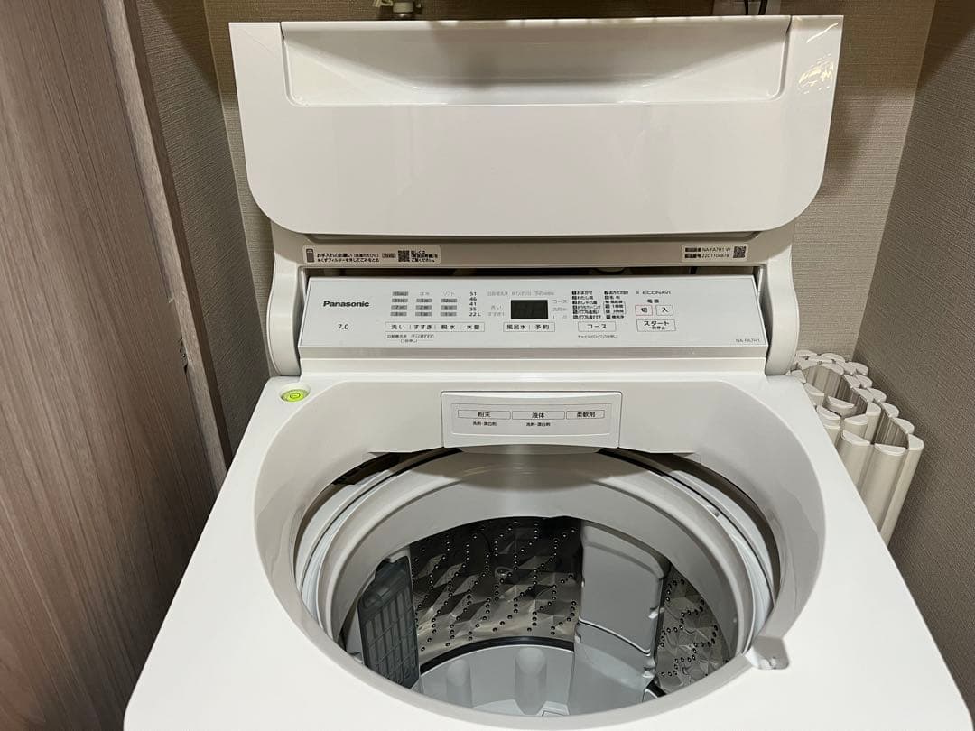 Panasonic 縦型洗濯機 NA-FA7H1 7.0kg