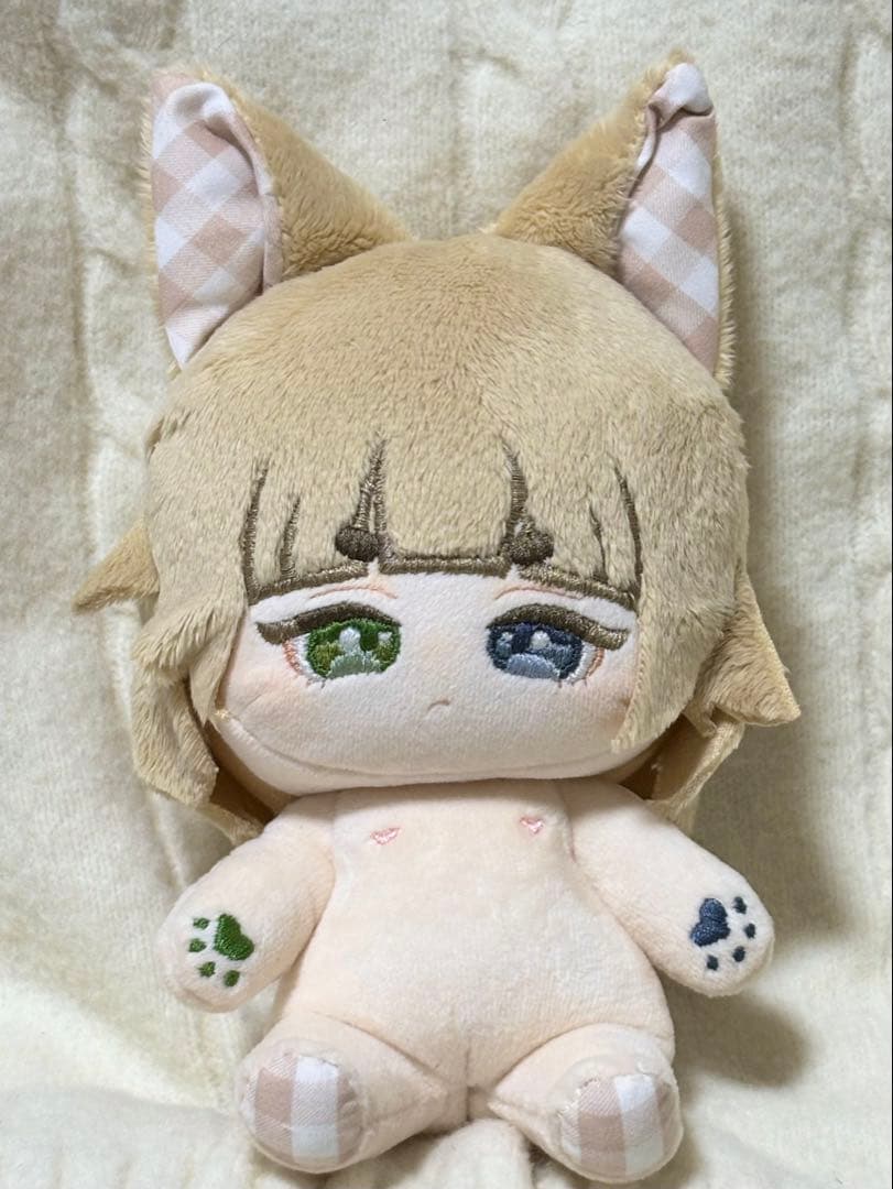 無属性ぬいぐるみ 20cm 自作ぬいぐるみ 骨あり