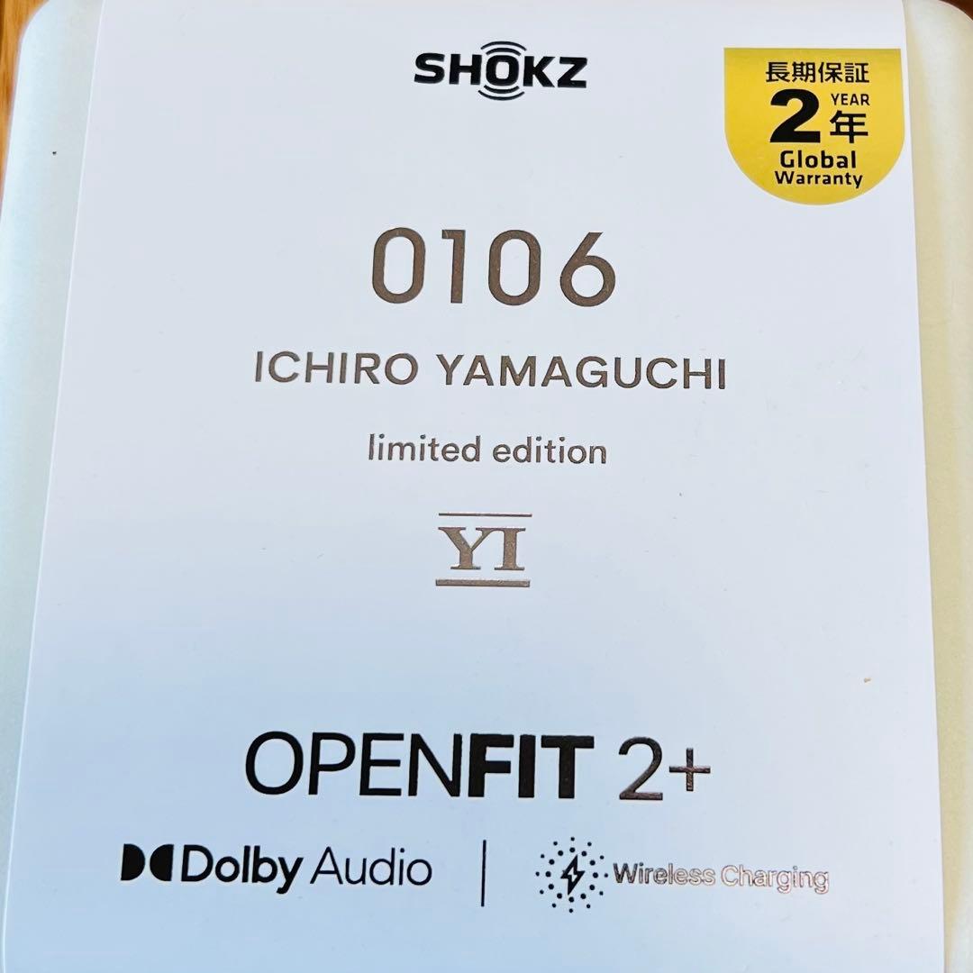 即日発送 Shokz OpenFit 2+ 山口一郎(サカナクション)イヤホン