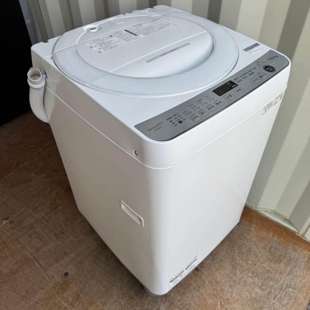 47⭐️2022年製美品★シャープ　洗濯機　7KG　大型　一人暮らし　大容量