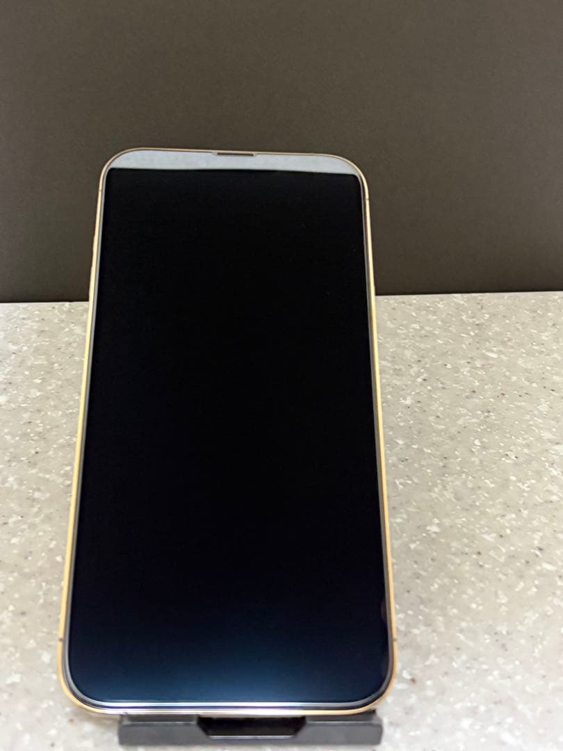 【美品】iPhone13 ProMax 128G ゴールド★バッテリー98%純正