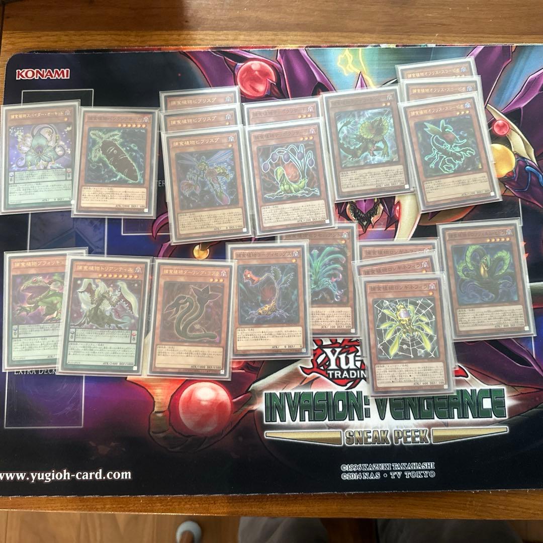 遊戯王　捕食植物デッキ　高レアリティ　引退品